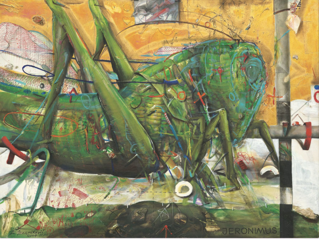 Danica Masniković, Jeronimus, 2004, ulje na platnu 120 x 160 Foto: Fondacija Mihajlović – Feniks